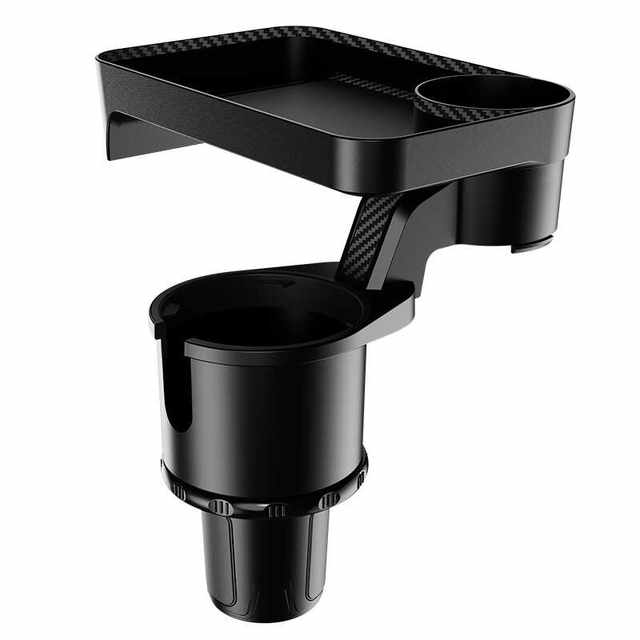 Car water cup holder co-pilot bar holder extender car tea cup holder fixed seat small tray storage rack