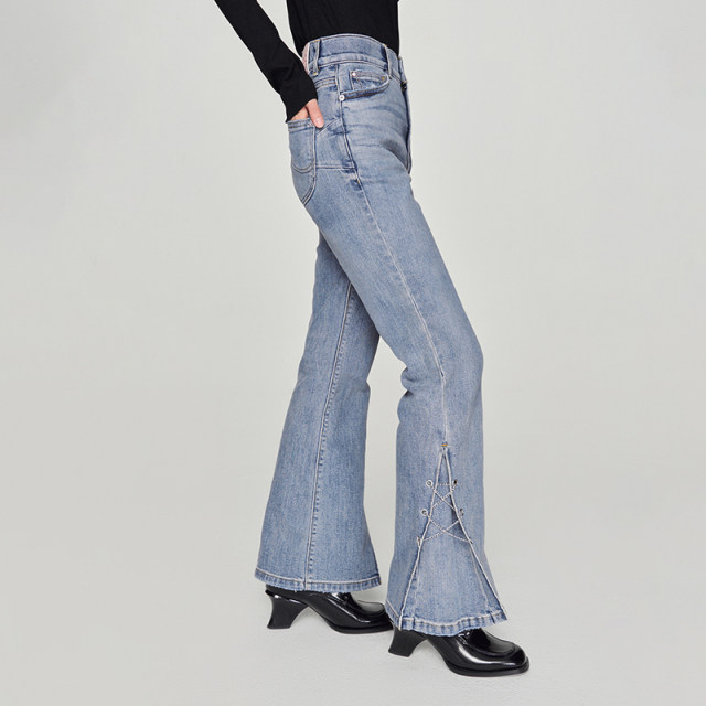 Lee Shopping Mall same style spring and summer beauty denim 427 standard high-waisted flared jeans