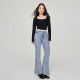 Lee Shopping Mall same style spring and summer beauty denim 427 standard high-waisted flared jeans