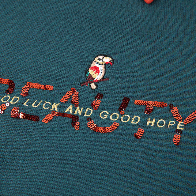 Milanden middle-aged and elderly mothers wear 2025 autumn and winter new lapel fashion embroidered knitted casual clothes for women long sleeves