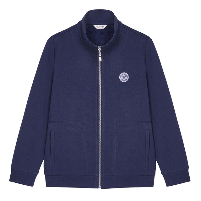 Milanden middle-aged and elderly mother's clothing 2025 new autumn and winter new lapel fashion sweatshirt jacket women's casual warm and thick