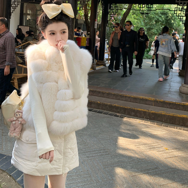 Yu Xiaoping Little Milk Fox Young Milk Fox Vest Women's Autumn and ...