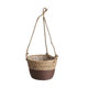 Hanging basket, straw flowerpot, rattan decoration, ivy hanging orchid hanging basket, hanging basket, woven flower basket, hanging pot gardening