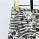 S2024 autumn clothing new product printed skirt for women with high waist slim casual commuting versatile A-line short skirt 326