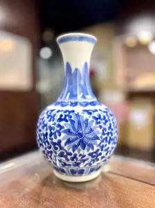 注目 【金閣】中国美術 旧家蔵出(AZ723) 高32cm 款 乾隆年製 蓋壷 纏枝