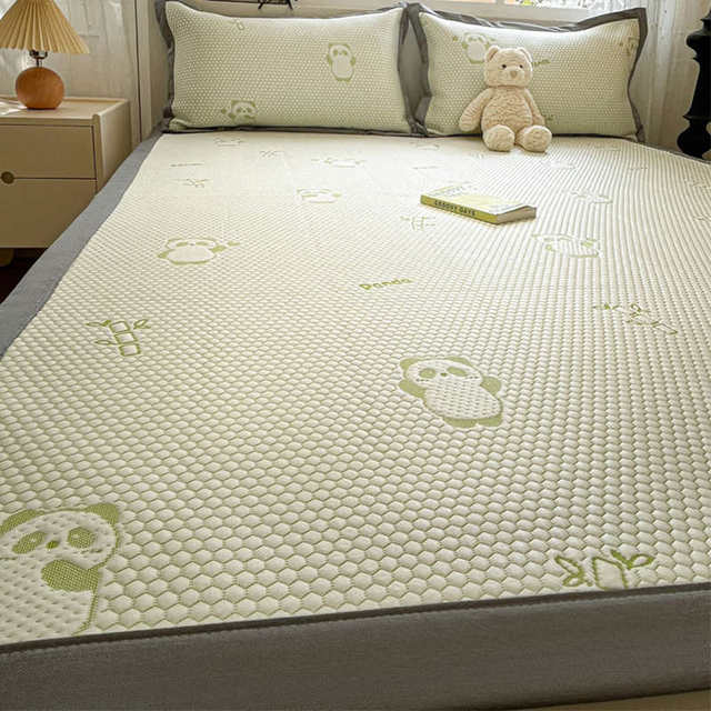 Bingdoudou mat summer 2024 new summer cool feeling baby can use children's category a maternal and infant grade ice silk mat