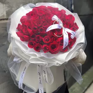 玫瑰鲜花花束11朵 新人首单立减十元 22年8月 淘宝海外