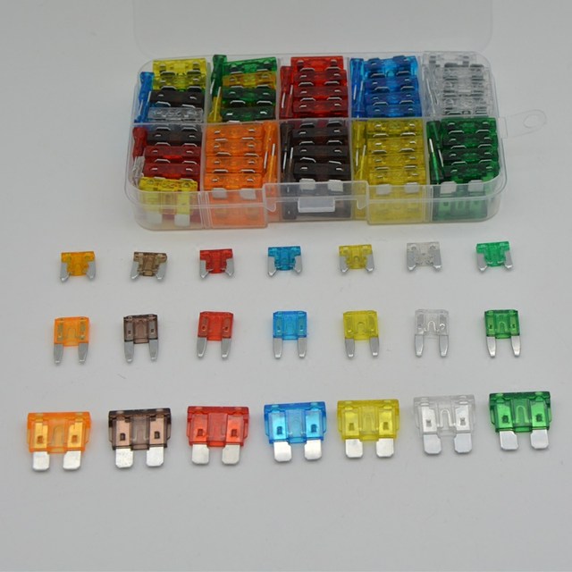 
Car fuse Car insurance tablet Car insert cigarette lighter fuse Large, medium and small mini 5-30A