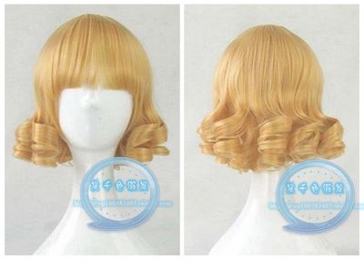 taobao agent Girl wig rose girl chick cos cos cake princess roll lolita wig