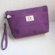 Fashionable and simple Korean version solid color Oxford canvas clutch bag casual women's hand bag cosmetic bag mobile phone bag coin purse