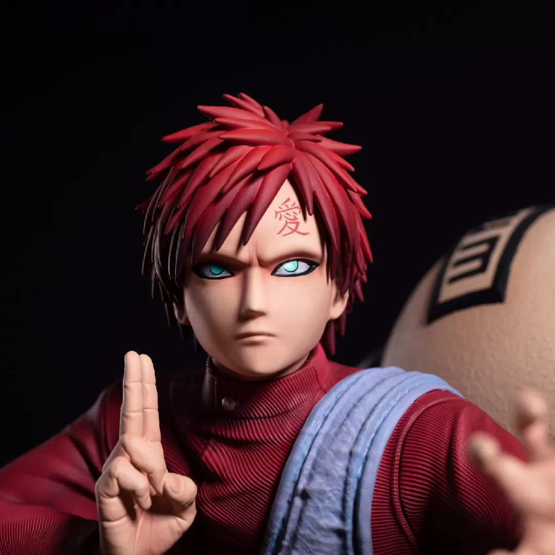 撒旦 拙物火影忍者我爱罗一尾守鹤gk手办雕像补款