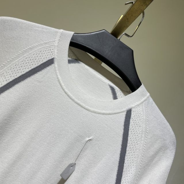 AM21 Spring and Autumn Men's New Knitted Base Shirt Round Neck Thin Style Casual Ever-Match Pull-On Long Sleeve Flawed Style
