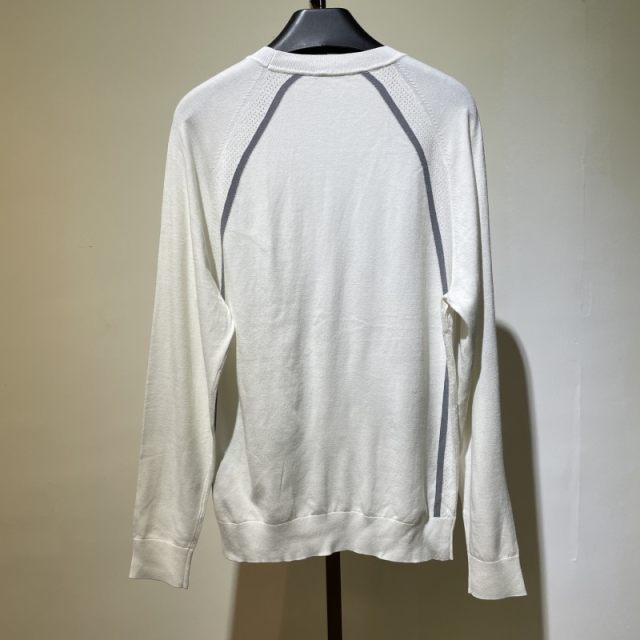 AM21 Spring and Autumn Men's New Knitted Base Shirt Round Neck Thin Style Casual Ever-Match Pull-On Long Sleeve Flawed Style
