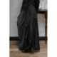 1996 Not Lovable Dark Niche Imitation Tiansi Satin Multi-layered Dangled Button Irregular Skirt 2025
