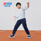 Xtep children's clothing boys' pants children's fleece sweatpants older children's 2025 autumn and winter new sports pants warm trousers