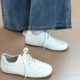 Retro white shoes for women 2025 new autumn versatile soft sole Forrest Gund training shoes for women light casual sports shoes
