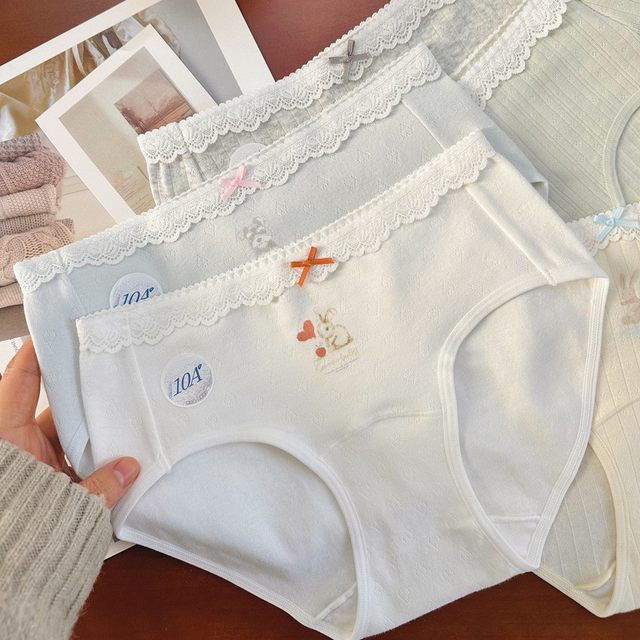 Soft and milky! Little Pet Class A Mother and Baby Cotton Women's Underwear Full Cotton Comfortable Briefs 10A Antibacterial Girls Pure Cotton