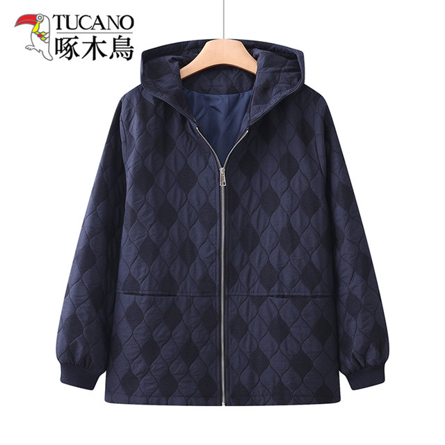 
Woodpecker 2025 Autumn and Winter New Fashionable Slim and Western-style Mother's Clothes Middle-aged Women's Western-style Hooded Jacket