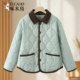 Woodpecker mother winter down cotton jacket short cotton jacket middle-aged and elderly women autumn and winter noble lady small cotton jacket
