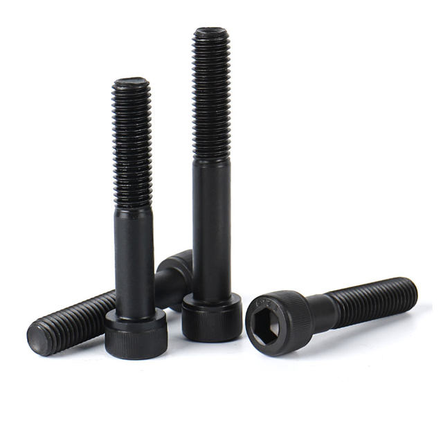 Half-thread 12.9 grade extended inner hexagonal screw rod high-strength alloy steel cup head bolt m3m4m5m6m8m10