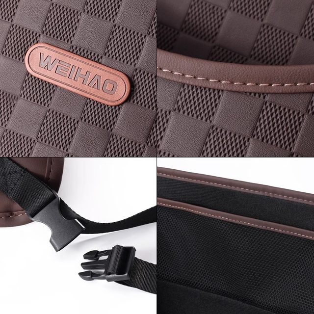 Car storage bag Car seat middle rear seat storage bag Children's multifunctional storage mesh bag in the car