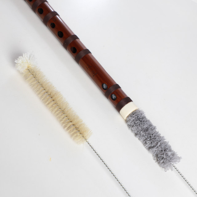 Bamboo flute Dongxiao Nanxiao inner chamber cleaning brush instrument maintenance anti-mold saliva cleaning special brush pipe brush