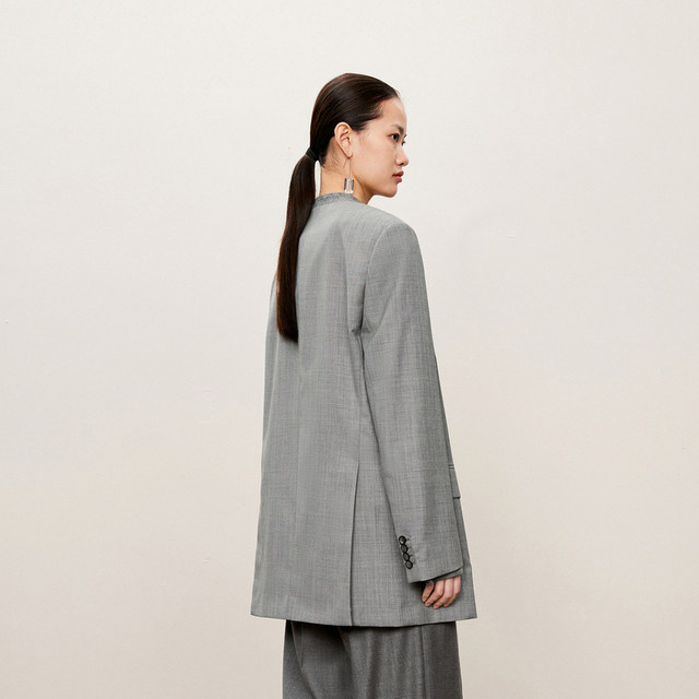 LESS commuting workplace suit women wool casual gentlemanly temperament ...