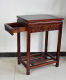 Solid wood sofa side table with drawer Chinese corner table living room tea table telephone table simple small table elm modern coffee table