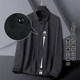 High -elastic business positive dress long -sleeved shirt loose fat, fat, increase the code to free the coating short -sleeved white shirt man
