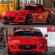 Suitable for Mazda MX5 Lightning McQueen car sticker, Corvette C6 racing car paint, BMW 2 Series