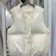 Korean version of Dongdaemen simple down vest for women short 2024 new versatile fashionable vest jacket 90 white duck velvet