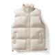 Qingcang leaks women's duvet cotton vest plus velvet thickened warmth and warmth, the couple vest sports casual jacket
