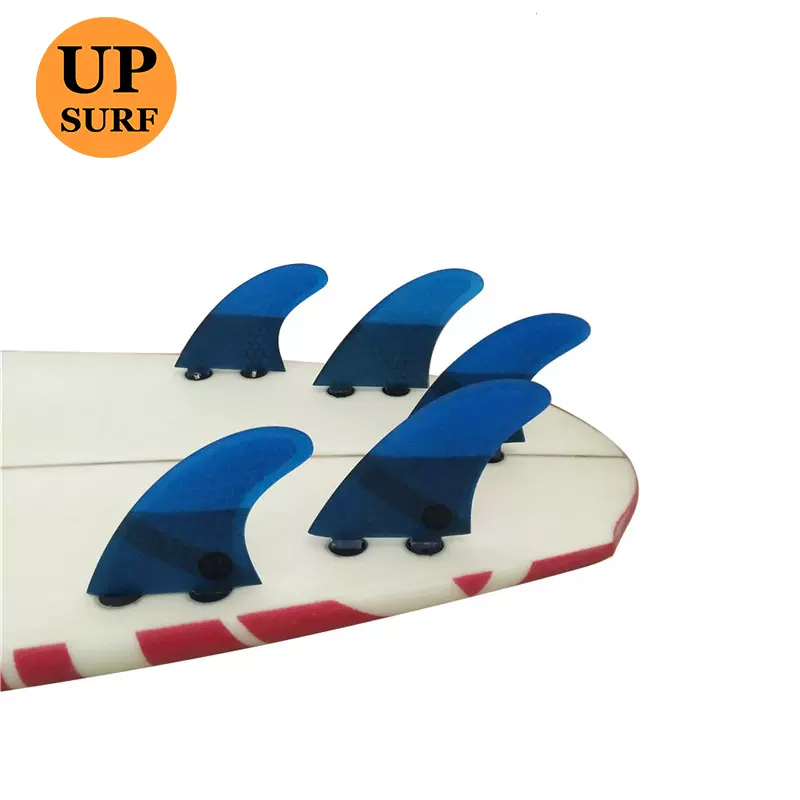 Upsurf冲浪鱼鳍5件套surfboard Fin专业玻纤double Tabs尾鳍uk2