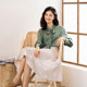 New summer Japanese sweet polka dot skirt A-line pocket versatile high waist mid-length umbrella skirt women's skirt
