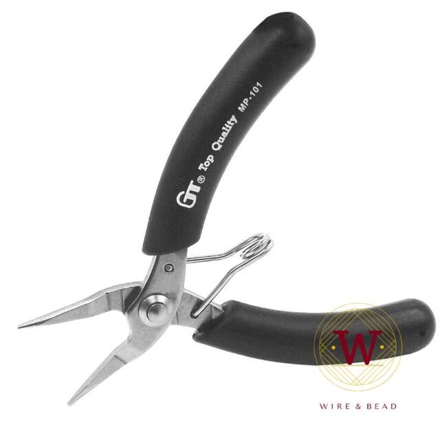 Taiwan GT handmade pliers mini jewelry pliers round pointed bent nose pliers nylon pliers hairpin winding beading set tool