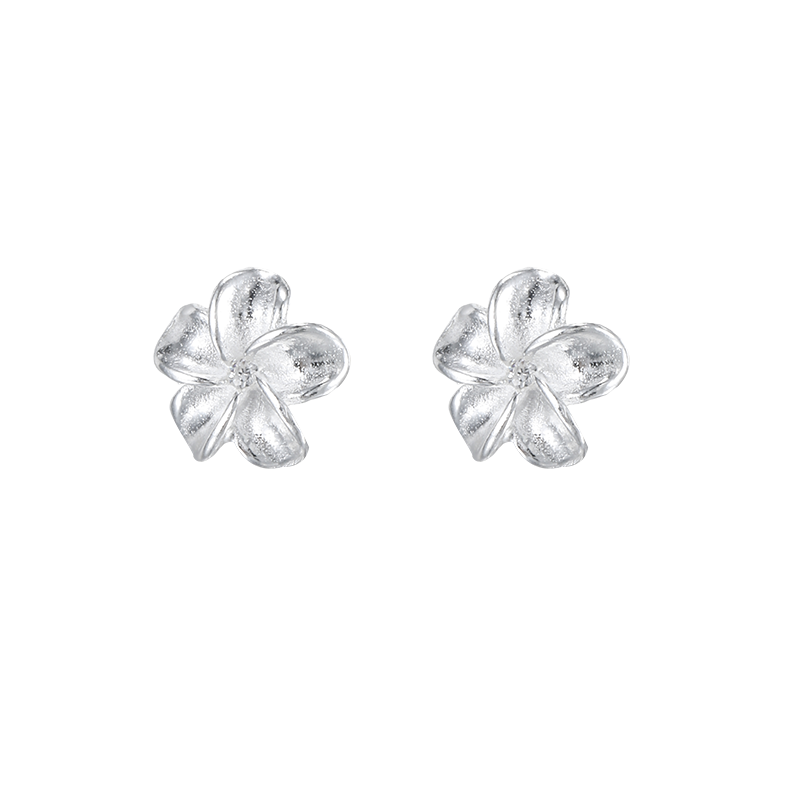 Miss Z 999 Sterling Silver Gardenia Earrings Women 2025 New Hot Earrings to Raise Ear Piercing Sleeping Free Ear Ear Ear Jewels