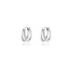 Miss Z 925 Silver Needle Double-Level Circle Earrings for Women Niche Temperament High-end Plain Earrings 2025 New Hot Model