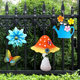 Outdoor garden garden flower kindergarten kindergarten balcony courtyard layout gardening wall landscape decorative flower wall hanging pendant