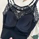 Fashionable sexy back perspective lace belt chest pad anti-exposure suspender women's young satin base vest G60