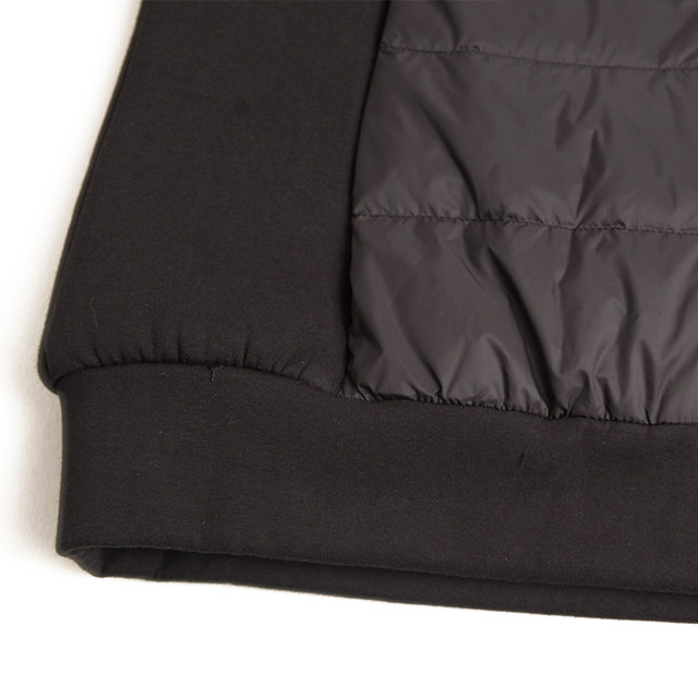 Fat Mrs. Plus Size Women's Winter Clothing New Black Spliced ​​Hooded Lightweight Straight Short Down Jacket 322400111