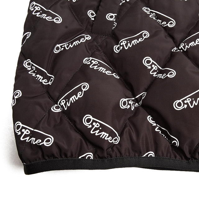 Fat Mrs. Plus Size Women's Winter New Black Letter Pattern Hooded Loose Down Jacket Trendy 822409511