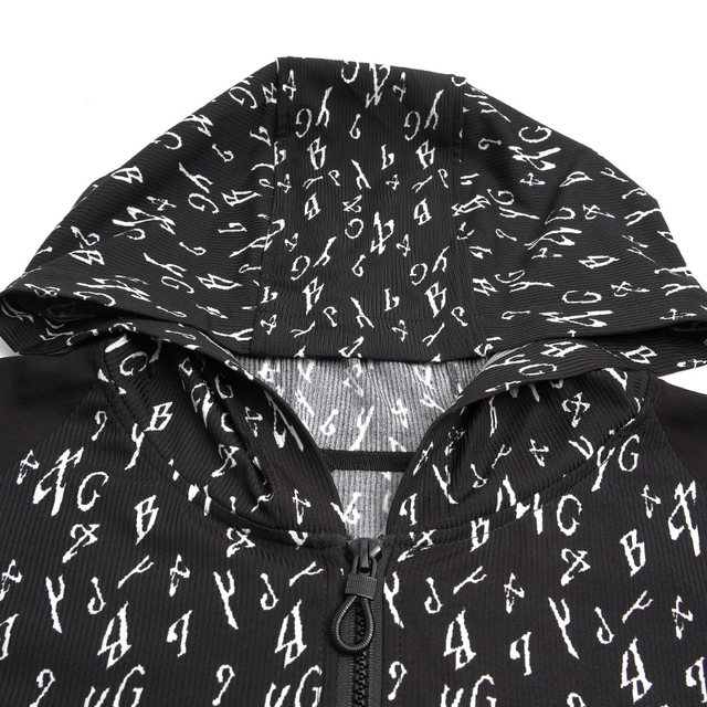 Fat Mrs. Large Women's Summer Summer New Loose Elastic Hooded Code Patterns Shirts Simple 822201411
