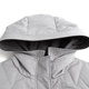 Fat Mrs. Plus Size Women's Clothing Winter New Gray Commuting Plus Fat Mid-Length Down Jacket Hooded Loose 422487310