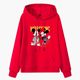 Semir hooded sweatshirt for women 2025 spring new pure cotton hoodie Korean loose cartoon Mickey top student jacket