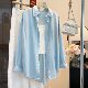 Yellow, elegant atmosphere versatile long -sleeved shirt female 2024 spring new Korean version of the loose casual shirt top
