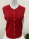 100 pure wool cardigan middle-aged and elderly female mothers wear autumn and winter sweater jacket loose knitted top thickened