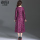 Gubesha women's new high-end spring clothing new product lace heavy industry embroidery Xi mother-in-law dress mother-in-law dress dress