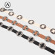 Aokang Belt Women's 2025 New Knitted Punch-free Cowhide Belt Ethnic Style Women's Waist Envelope Decoration with Skirt