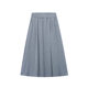 Commuter style paper sheet soft glutinous long skirt for women in autumn and winter French temperament elastic waist draped slim a-line skirt