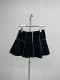 Zipper irregular skirt fashionable new women's high waist autumn and winter slim black design skirt
